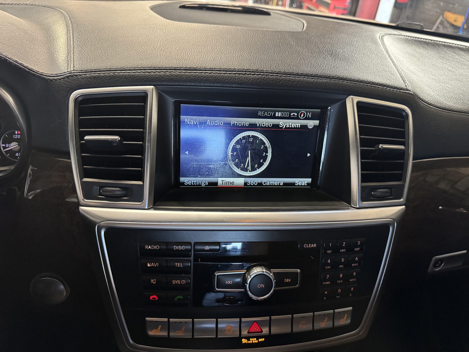 Centre console and controls