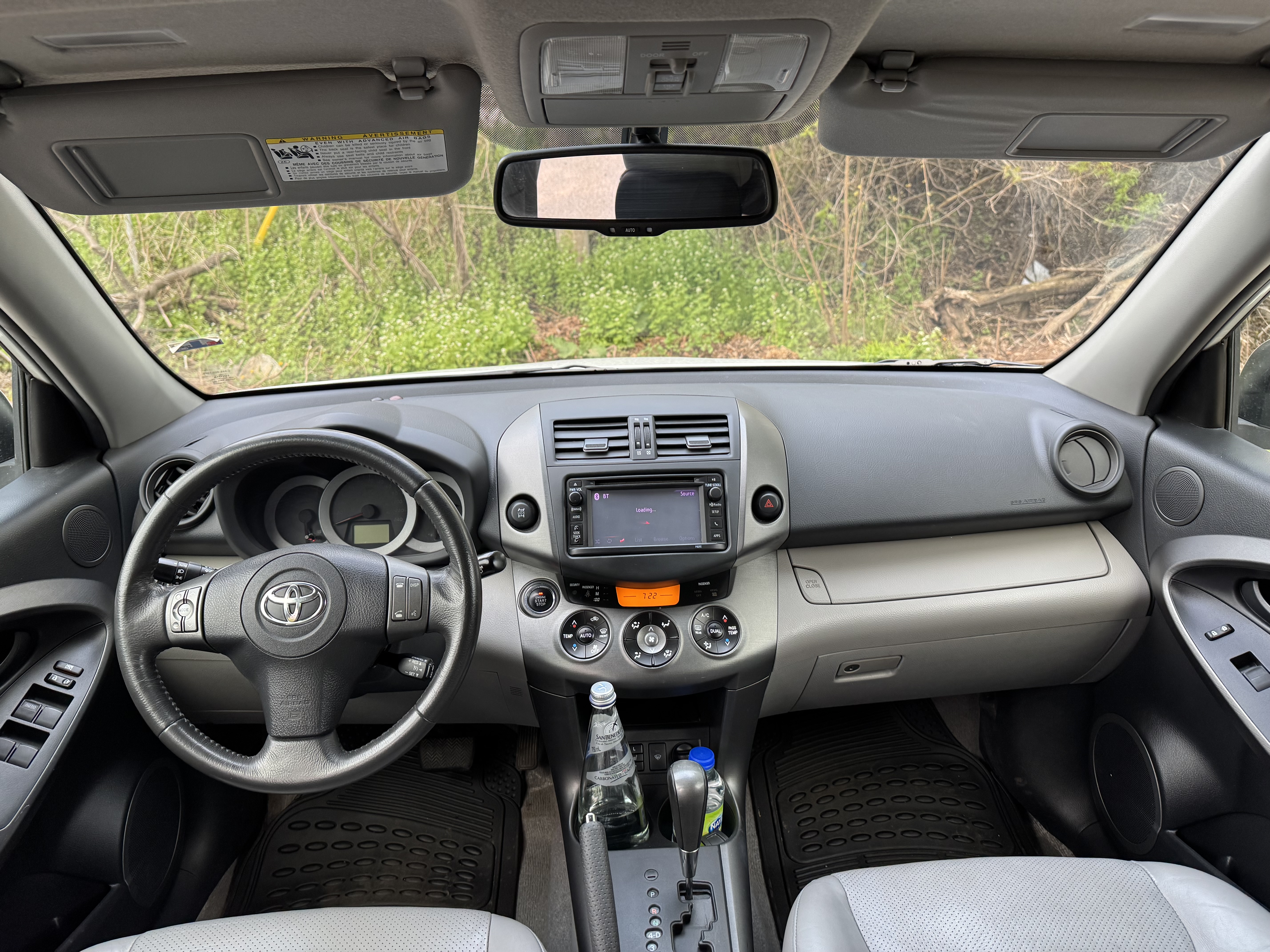 Full dashboard with navigation screen